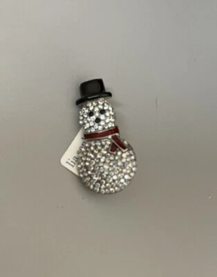 Broche muñeco de nieve Lia Sophia Foto 1 de 2