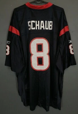 CAMISETA DE FÚTBOL AMERICANO REEBOK MATT SCHAUB #8 HOUSTON TEXANS NFL PARA HOMBRE TALLA XL Foto 1 de 4