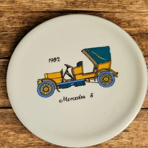Antique Cars For Your Man Cave, Porcelain Coasters From Germany - Picture 1 of 23