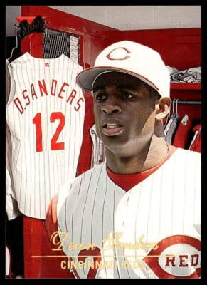 1994 Studio #172 Deion Sanders BASEBALL Cincinnati Reds - Image 1 of 2