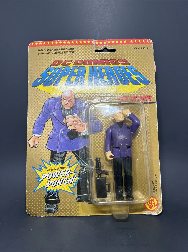 Vintage DC Comics Super Heroes Lex Luthor Action Figure Toy Biz 1989