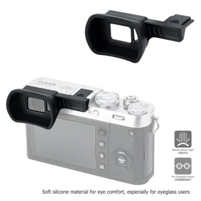Fujifilm Fuji X100F Camera Eyecup Eyepiece Viewfinder via Hot Shoe Installation - Image 1 of 4