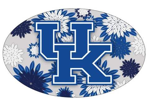 KENTUCKY OVAL FLORAL DESIGN MAGNET-KENTUCKY WILDCATS CAR MAGNET-NEW FOR 2016! Cover