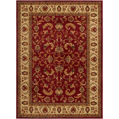 Home Dynamix Royalty Elati Traditional Area Rug 7'8"x10'4", Oriental Red/Ivory - Imagem 1 de 4