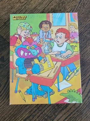 VINTAGE 1986 MY PET MONSTER 63 PIECE JIGSAW PUZZLE 100% COMPLETE 4744  11" x 15" - Image 1 of 4