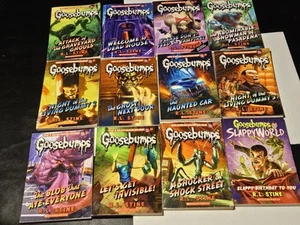 Lot Set 12 Goosebumps Night Of The Living Dummy 2 3 & Others RL Stine Reprints - Picture 1 of 10