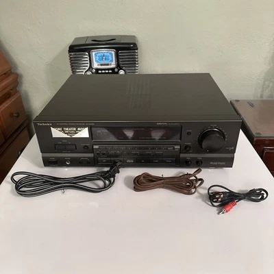 Technics SA-GX350 AV Control Stereo Receiver Tuner Phono VCR Tape Player Tested - Image 1 of 4