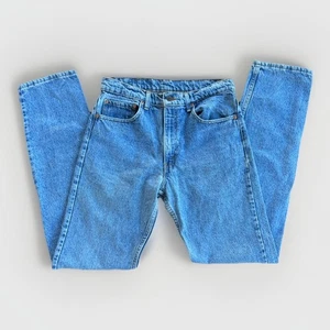 Vintage Levi’s 505 Jeans W33 L36 Made in USA 80s Leg Tag Regular Fit Denim - Picture 1 of 23