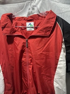 Augusta Sportswear 2XL Trainingsjacke rot schwarz-weiß leicht  - Bild 1 von 8