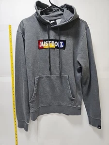 Nike Just Do It Hoodie Damen Small grau Kapuzenpullover Pullover Style Sport - Bild 1 von 12