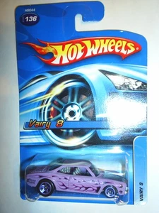 Hot Wheels Mattel 2005 1:64 Scale Purple Flamed Vairy 8 Die Cast Car 136 Toy - Picture 1 of 3