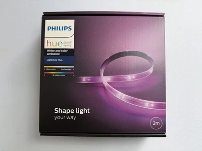 Philips Hue White and Color Ambiance Lightstrip Plus 2m (ungeöffnet) - Bild 1 von 4