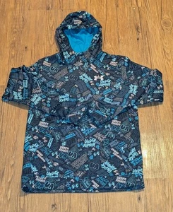 Under Armour Boy's Graffiti Hoodie Size YXL Pullover Youth XL All Over Logo 9 - Picture 1 of 3