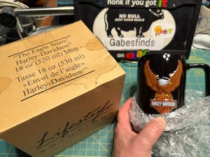 Harley-Davidson Motorcycles 2002 The Eagle Soars Kaffeebecher Keramik Neu in OVP  - Bild 1 von 7