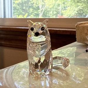 SWAROVSKI Kristall Figur Katze sitzend 160799 signiert/säuremarkt, ohne Karton - Bild 1 von 7