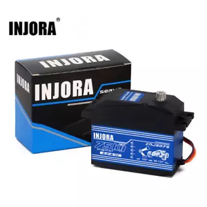 Servo digital INJORA INGS075 75 KG súper par con bocina 15T para coche de radiocontrol 1/5 BAJA - Imagen 1 de 8