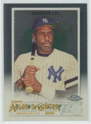 2020 Topps Allen & Ginter Chrome Dave Winfield New York Yankees #91 - Image 1 of 2