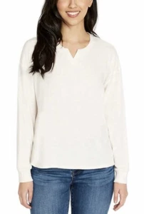 David Bitton BUFFALO Sweater Top 2XL Color Ivory Long Sleeve Crew Neck Ladies - Picture 1 of 3