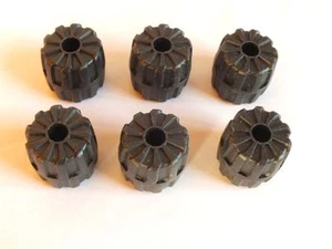 Lego 6x Rad Hartplastik 22x24 mm 6118 schwarz black 2154 6949 6852 Space - Picture 1 of 1