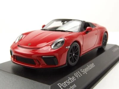 Porsche 911 (991) Speedster 2019 Rosso Modellino Auto 1:43 Minichamps - Immagine 1 di 4