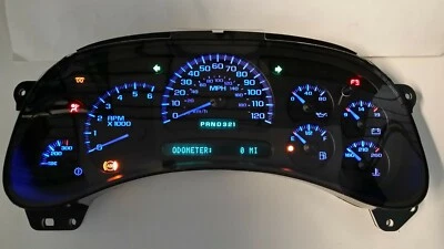 03-06 OEM STOCK 1500 o 2500 CAMIÓN DE GAS SUBURBANO REPUESTO RACIMO AZUL LED WB Foto 1 de 2