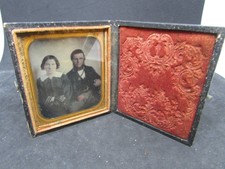 Ambrotype photograph in Union Case - Husband & Wife              (5