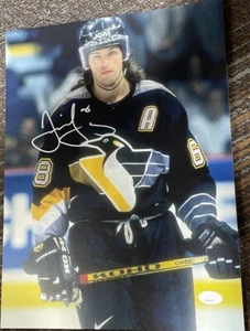 JAROMIR JAGR SIGNED 11X14 PHOTO PHOTOGRAPH PITTSBURGH PENGUINS JSA COA - Picture 1 of 2