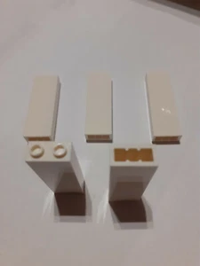   LEGO  "5 Stk"  White Brick 1 x 2 x 5 - Blocked Open Studs or Hollow Stud - Bild 1 von 1