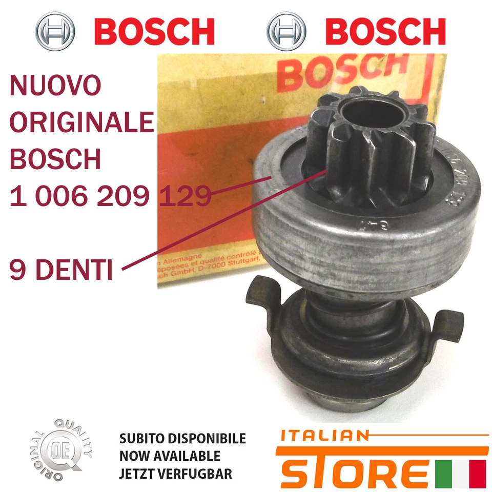OPEL ASCONA DADETT MANTA OLIMPIA PIGNONE MOTORINO AVVIAMENTO BOSCH 1006209129 Foto 1 de 1