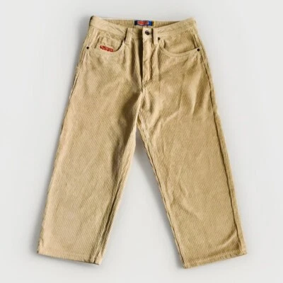 Pantalones de Skate Empyre Pana Sueltos Calce Suelto Beige Caqui Talla 28 Cortos 28x23 Foto 1 de 4