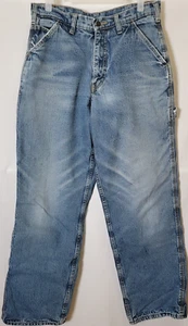 Pantalones de mezclilla de carpintero forrados medianos Full Blue para hombre 33 x 34 reales 31 x 33 - Imagen 1 de 13