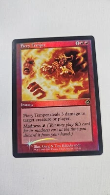 ***FOIL Fiery Temper*** MTG Torment Magic Kid Icarus - Image 1 of 2