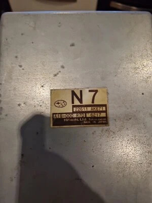 PARA SUBARU FORESTER SG5 2006 GASOLINA 2,0 L UNIDAD DE CONTROL MÓDULO ECU  Foto 1 de 4