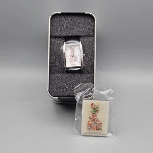 Reloj y prendedor reliquia Disney Magical Holiday Faire Seven Dwarf 2001 - Imagen 1 de 7