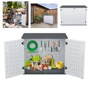 700L Mülltonnenbox Aufbewahrung Lagerbox Mülltonnenbehälter Außenlagerkasten Box - Bild 1 von 13