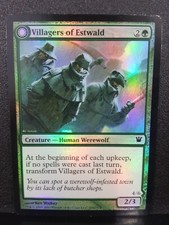 Villagers of Estwald / Howlpack of Estwald FOIL Innistrad Near Mint CARD