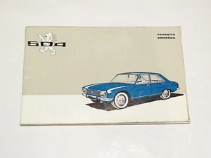 Documentation automobile - Notice d'entretien Peugeot 504 - Bild 1 von 3