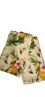 Tommy Bahama Palm Trees Pineapple Yellow  Green Pink 2 Hand Towels Summer Vacati