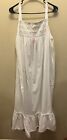 Erika Taylor Intimates 100% Cotton Sleeveless Nightgown Size XL Floral