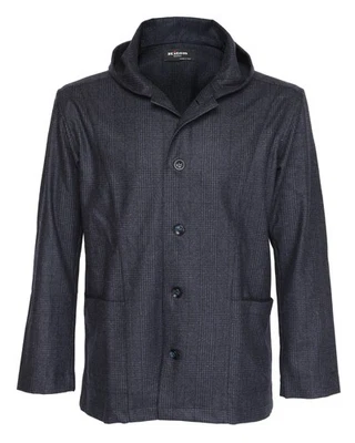 NWT KITON hoodie JACKET SHIRT Luca blue wool extra-luxury Napoli Italy L - Image 1 of 4
