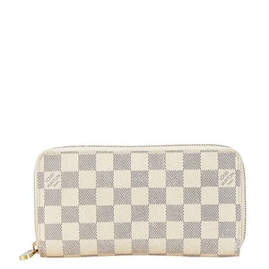 LOUIS VUITTON Damier Azur Zippy Geldbörse Zip Around Geldbörse N41660 Damen 【Gebraucht】 - Bild 1 von 13