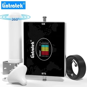 Lintratek Quatro Banda Amplificateur De Sinal Celular 700 B28 B5 B7 850 1700 1900 - Photo 1 sur 6