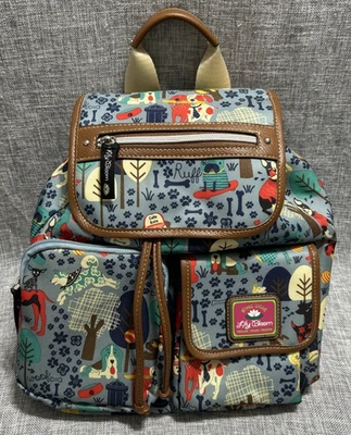 Mochila con cordón Lily Bloom Eco Green-Living WHO LET THE DOGS OUT Riley Foto 1 de 4