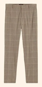 Pantaloni sociali H&M slim fit marrone abito a quadri tg 32x31 - Foto 1 di 14