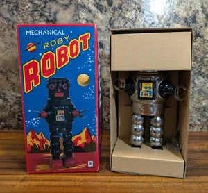 Mechanischer Roby Roboter von Ha Ha Toys 8,5" Silber MS640 in Box - Bild 1 von 6