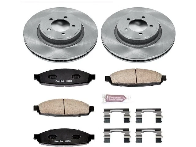 Kit de pastillas de freno delanteras y rotor 15XMFH28 para Lincoln Aviator 2003 2004 2005 Foto 1 de 1