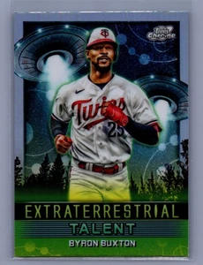 2024 Topps Chrome Cosmic #ET-21 Byron Buxton Extraterrestrial Talent - Picture 1 of 2