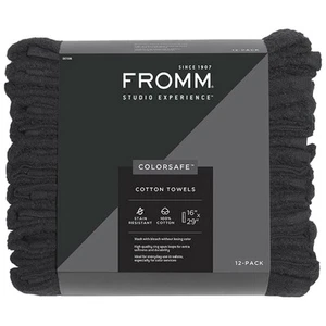 ColorSafe 100% Cotton Bleach Proof Salon Hair Towels for Hairstylists, Barber... - Picture 1 of 6