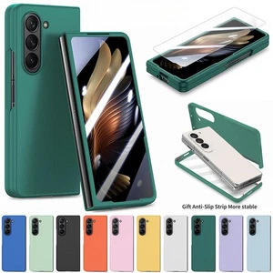 For Samsung Galaxy Z Fold 7 6 5 Shockproof Back Hard PC Case Glass Screen Cover - Picture 1 of 88