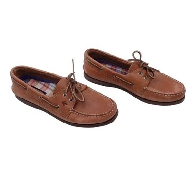 Zapato de Barco Sperry Auténtico Original 2 Ojos Bronceado Talla 9.5 Ancho Náutico Costero Foto 1 de 4